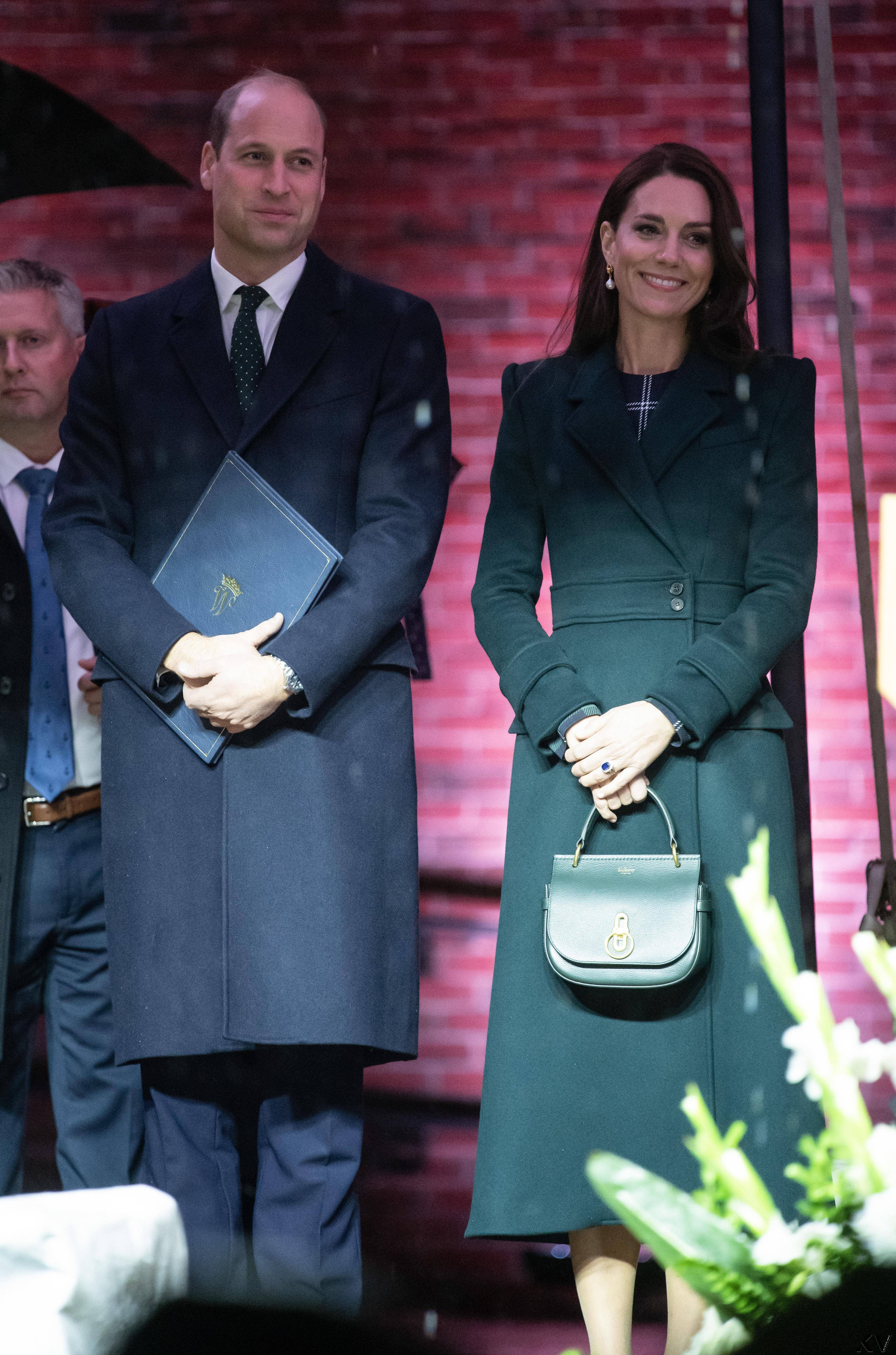 凯特王妃绿格纹裙勾纤细腰身　访美时尚外交获外媒盛赞 名人名流 图4张
